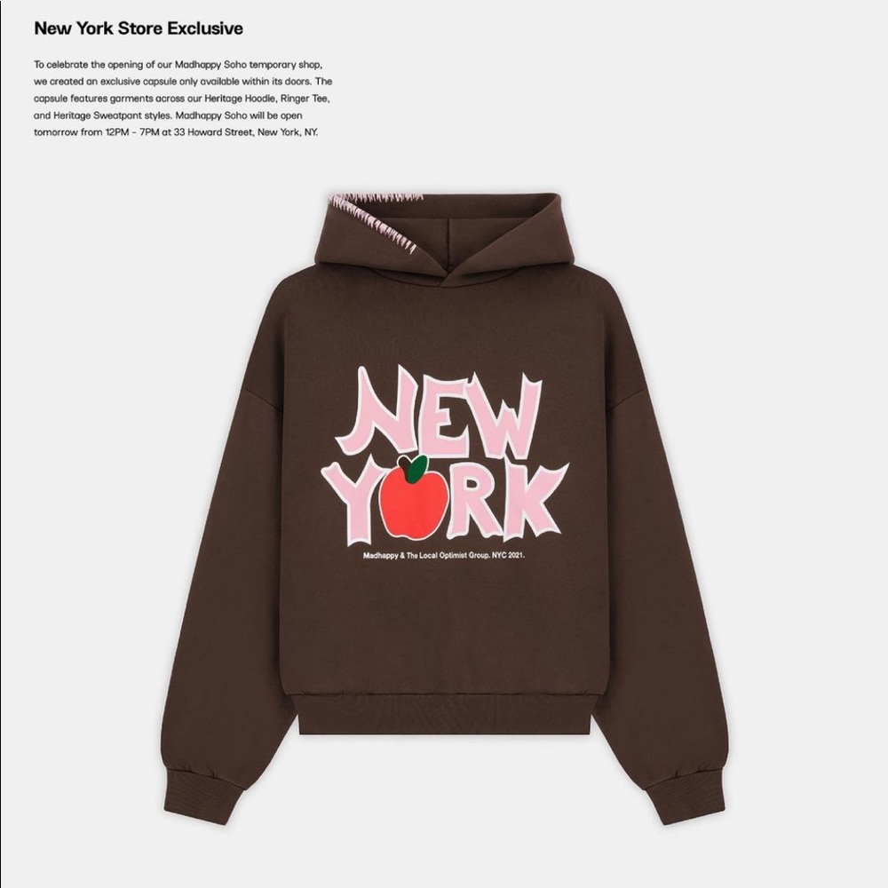 Madhappy Nyc Exclusive Hoodie
